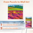 thumbnail image 3 of Lavendar Fields Pink Sky Puzzle 1000 Piece Rectangular Tube Gift Jigsaw Puzzle, 3 of 7
