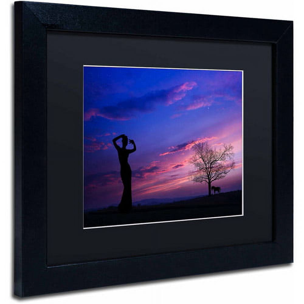Trademark Fine Art "Dance for Me" Canvas Art by Philippe Sainte-Laudy, Black Matte, Black Frame
