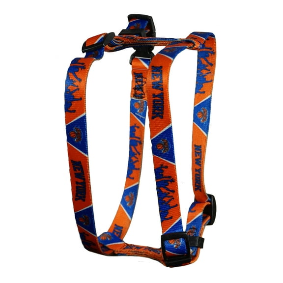 New York Basketball Knicks Extra Small XS 5/8 Inch Wide Adjustable Dog Harness 8" - 14"