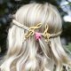 thumbnail image 4 of Pasador para el cabello con nota musical, pasador de aleación, pasador punk, accesorio para el cabello para mujeres y niñas (dorado), 4 of 8