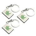 thumbnail image 4 of 3PCS Creative Mahjong Fortune Keychain Metal Car Key Pendant (Silver Green), 4 of 9