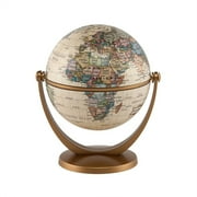 Antiqued Martin Terrestrial Swivel Globe Gold