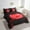 Black Red, variant on Hippie Football Twin Comforter Set with Sheets - 7 Pieces Neon Soccer Twin Size Bedding Sets,Sports Lover Bed in a Bag with 3D Check Plaid Comforter, Sheets, Pillowcase & Shams