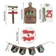 thumbnail image 6 of Christmas Tiered Tray Decoration, Winter Wooden Table Sign, Wooden Christmas Decorations For Winter Rustic Party, 6 of 7