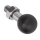 thumbnail image 4 of Adaptador de bola cabezal de goma estructura resistente adaptador de bola roscada resistente a la corrosión duradero para soporte ANGGREK Otros, 4 of 8