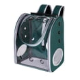 thumbnail image 2 of Mochila para mascotas para perros, gatos, cachorros, , bolsa de transporte con ventilación, bolsa de transporte con cremallera y alfombrilla extraíble para viajes al aire libre, Verde Yuyangstore Transportín de viaje para mascotas, 2 of 6