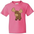 thumbnail image 3 of Inktastic Cute Moose Youth T-Shirt, 3 of 5