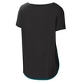 thumbnail image 3 of Women's G-III 4Her by Carl Banks Black Martin Truex Jr Rookie Scoop Neck T-Shirt, 3 of 3