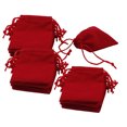 thumbnail image 4 of Bolsas de Joyería Sunnimix con Cordón 50 Unids Rojo 7x9cm, 4 of 4