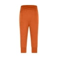 thumbnail image 3 of Capri Pants for Women 2025 High Elastic Waist Lightweight Breathable Casual Capris with Pockets Womens Cropped Pants, 3 of 6
