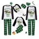 thumbnail image 2 of Pijamas familiares navideños a juego, conjunto de pijamas de Dachshund a través de la nieve verde a cuadros, 2023, 2 of 3