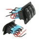 thumbnail image 4 of Interruptor de Barra de Luz LED, 3 Gang Rocker Switch Impermeable Blue Flight para Los Faros Delanteros Lámparas de Niebla de Luces Traseras, 4 of 7