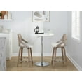 thumbnail image 2 of Charlotte Counter Stools for Kitchen Counter in Fabric and Chrome Footrest, Counter Height Chairs, Bar Stools Set of 2, Counter Height Chairs, Bar Stools For Kitchen Island, 2 of 6