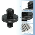 thumbnail image 3 of Uxcell Tripod Screw Adapter 1/4" Male to M8 Male, Tripod Nut Connectors Camera Mount Screw Camera Double Head Converter, 3 of 7