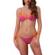 thumbnail image 1 of INSPIRAR CHIC Conjuntos de Bikini de Color Contrastante para Mujeres de 2 Piezas con Tirantes Espagueti y Parte Inferior Triangular Trajes de Baño Rosa Rojo-Naranja Mediano, 1 of 5