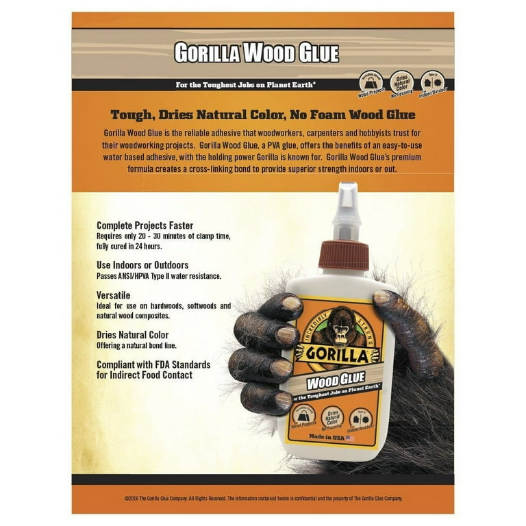 Gorilla Glue Wood Glue - 8 oz