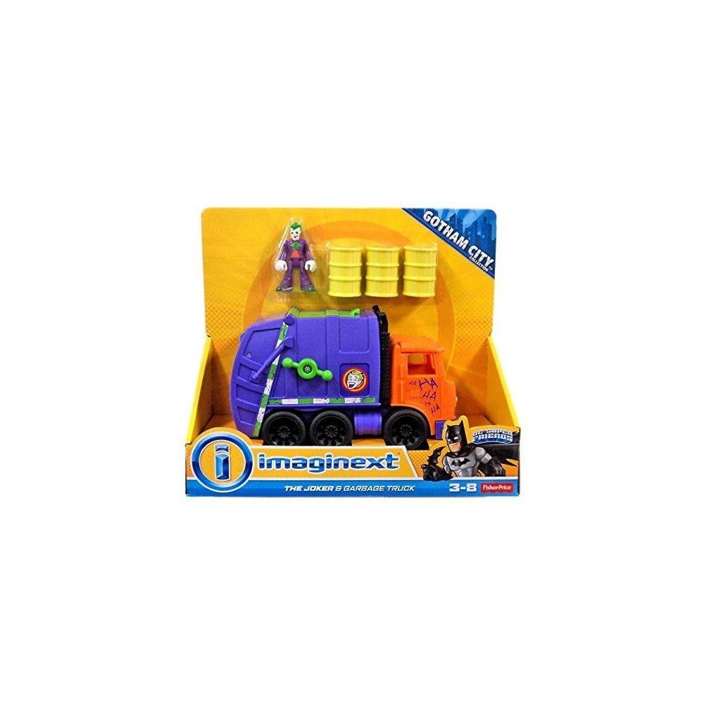 imaginext joker garbage truck