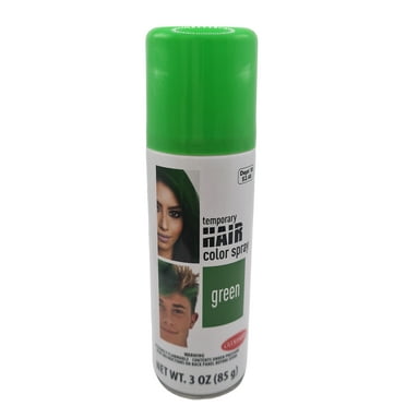 Goodmark Halloween Temp Hair Color Spray Makeup, Green, Adult, Net Wt. 3oz
