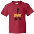 thumbnail image 3 of Inktastic Lab Life is Ruff Yellow Lab Youth T-Shirt, 3 of 5