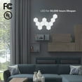 thumbnail image 4 of Yescom 10 Pack Hexagon LED Light Wall-mount Touch Sensitive Magnetic Quantum Panel Gifts, 4 of 11