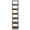 Rustic Brown, variant on Yardi Yarda 6-Tier Corner Shelf, Narrow Etagere Bookshelf Storage Rack, Brown