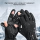 thumbnail image 4 of onlyliua ¡ ¡Descuentos de Temporada! Guantes de Montar, Invierno, Llevar, Pescar, Fugas, Guantes Extenuantes, Terciopelo Cálido, Hombre, Cremallera y Pantalla, Prueba de Viento, Exteriores, 4 of 7