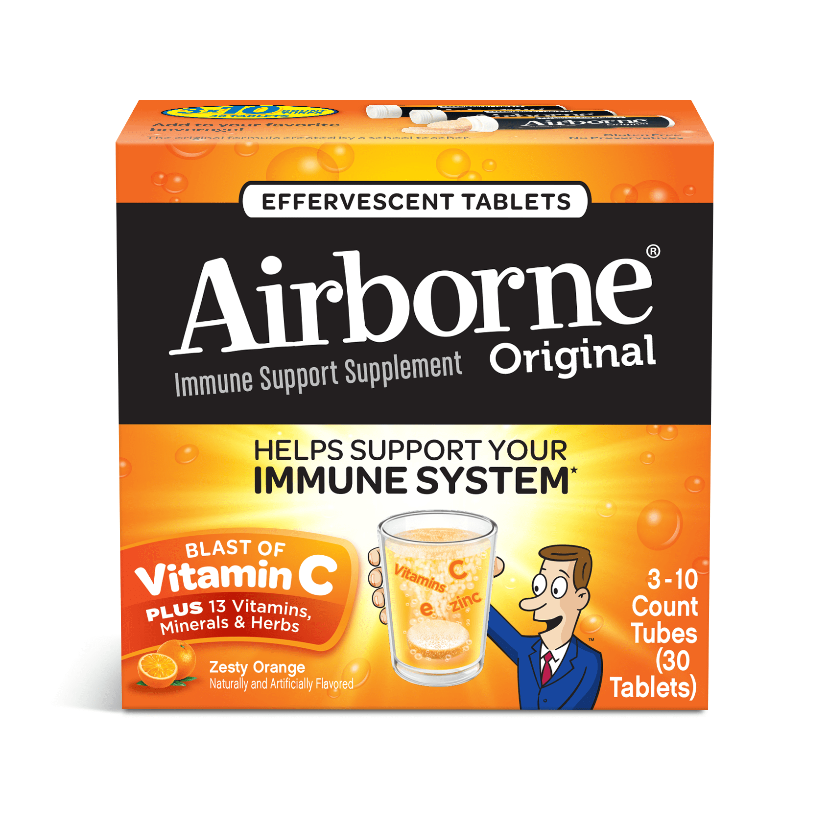 Airborne Gummies, Assorted Fruit Flavor, 42 Count