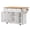 White + White + Kitchen + Classic,Coastal,Farmhouse,Luxury,Modern + Rubberwood + Rectangular + Kitchen Carts + MDF + MDF,Rubber Wood + Medium (40-55in), variant on K&K 54 Inch White Rolling Kitchen Island Cart, Embossed Cabinet with Rubber Wood Drop Leaf, 4 Lockable Wheels, 4 Doors & 3 Drawers Storage for Kitchen Dining Room