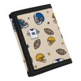 thumbnail image 2 of Psesaysky American Football Trifold Pouch, Polyester Fabric Youth Wallet for Outdoor Sports, Slim Lightweight Little Boys Wallet for Travel, 2 of 7