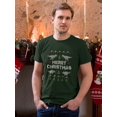 thumbnail image 2 of Merry Christmas With Dinosaurs T-Shirt Men -Smartprints Designs, Male Medium, 2 of 4