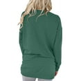 thumbnail image 2 of ONLYSHE Womens Casual Loose T Shirts Long Sleeve Blouses Tunic Tops Pullover Sweatshirt with Pockets, 2 of 3
