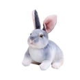 thumbnail image 4 of HILABEE Realistic Bunny Stuffed Toy Gift Sofa Pillow Adorable Rabbir Stuffed Doll Grey B, 4 of 9