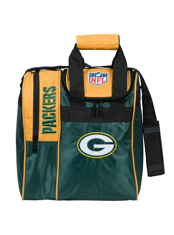 Green Bay Packers Single Bowling Ball Tote Bag with Shoe Compartment