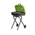thumbnail image 5 of Americana Walk-A-Bout Charcoal "Original Square Grill"-100% Pre-Assembled Portable Steel, Green, 5 of 6