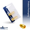 thumbnail image 3 of MAACFLOW Latón 1/4"" Macho NPT a 3/8"" Manguera ID Barb Manguera Adaptador Conector (Paquete de 2), 3 of 5