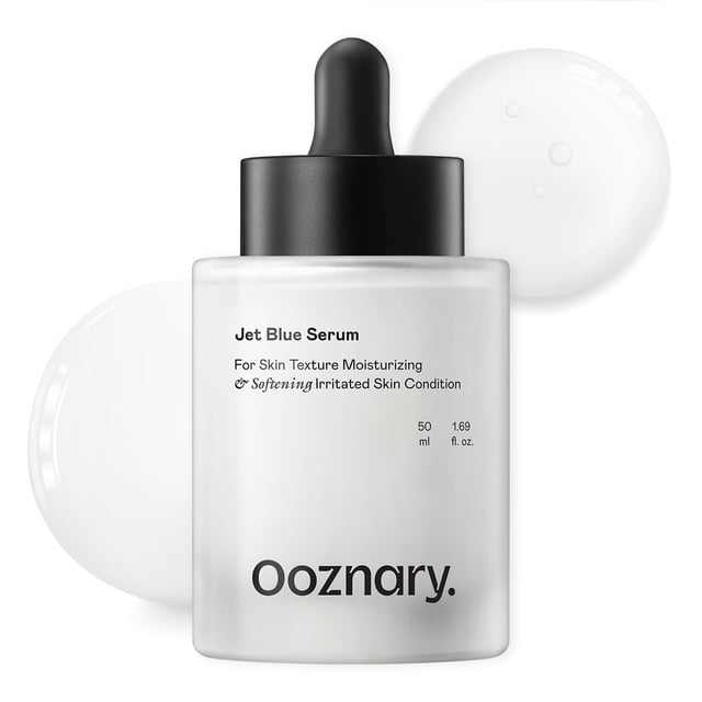 Suero facial OOZNARY Jet Blue 50 ml Hidratante con Escualano