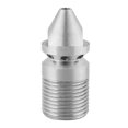 thumbnail image 1 of SS304 Stainless Steel Pressure Drain Cleaning Nozzle, 3/8 BSP Male Thread, 1 of 4