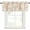 Beige, Tan, White, variant on Valances for Windows, Navy Blue Starfish Coastal Light Filtering Window Treatment Valances for Living Room/Bedroom, Summer Coral Shell Beach Nautical 42"x 12" Rod Pocket Kitchen Curtains