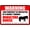 Warning Sign 1, variant on Move On Green Only Warning Sign - 8"x12" Truck Security Metal Sign, Indoor Outdoor Use for Road, Yard, Garage, Street, Business