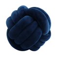 thumbnail image 4 of Knot Pillow Ball Thick Comfortable Knotted Pillows for Living Room Home Sofa Navy Blue, 4 of 8