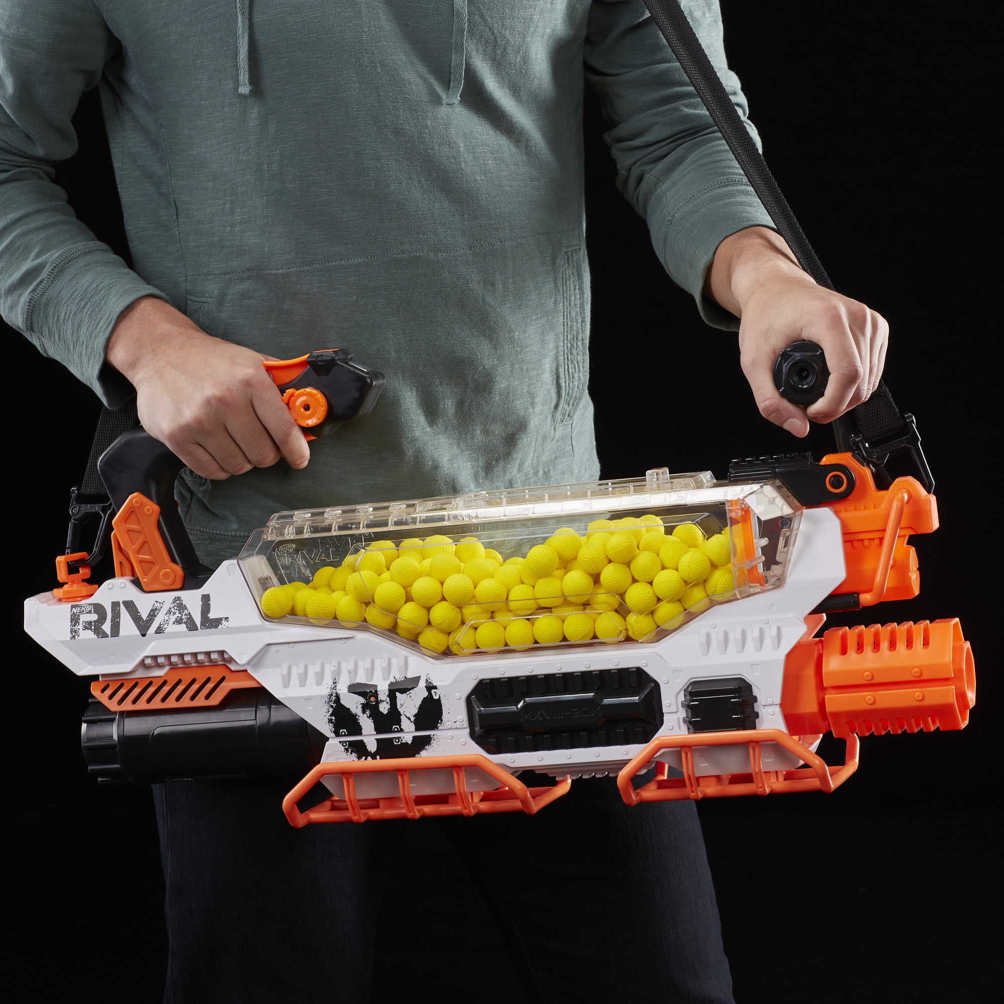 lejlighed heroisk forbrydelse Nerf Rival Prometheus MXVIII-20K Blaster, Includes 200 Official Nerf Rival  Rounds - Walmart.com
