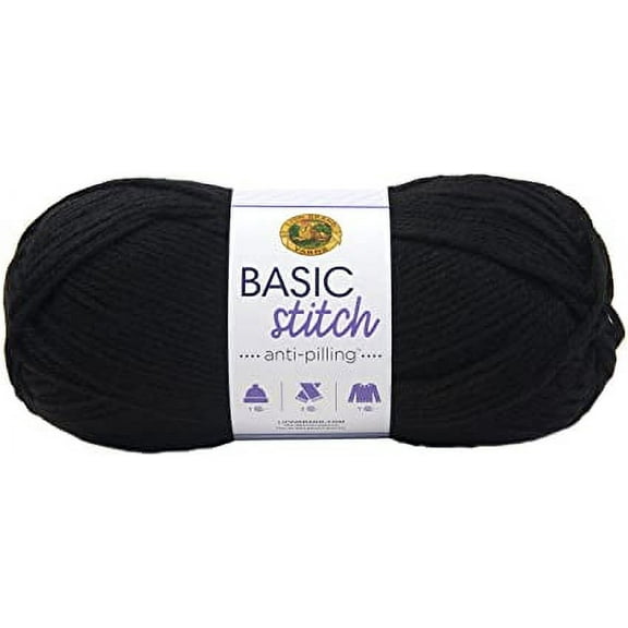 Lion Brand Basic Stitch Anti-Pilling Yarn - Black