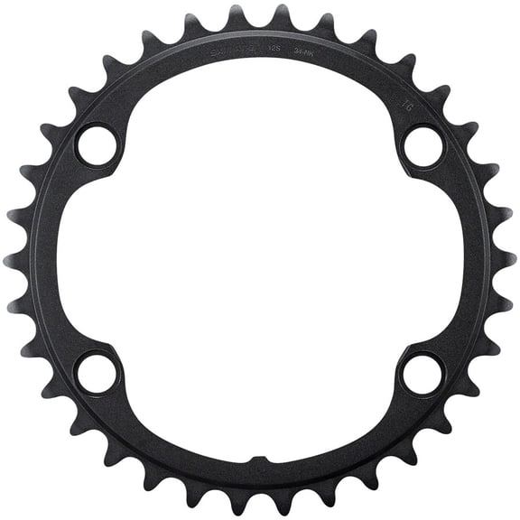 Shimano Ultegra FC-R8100 12-Speed Chainring - 34t, Asymmetric 110 BCD, Black, NK
