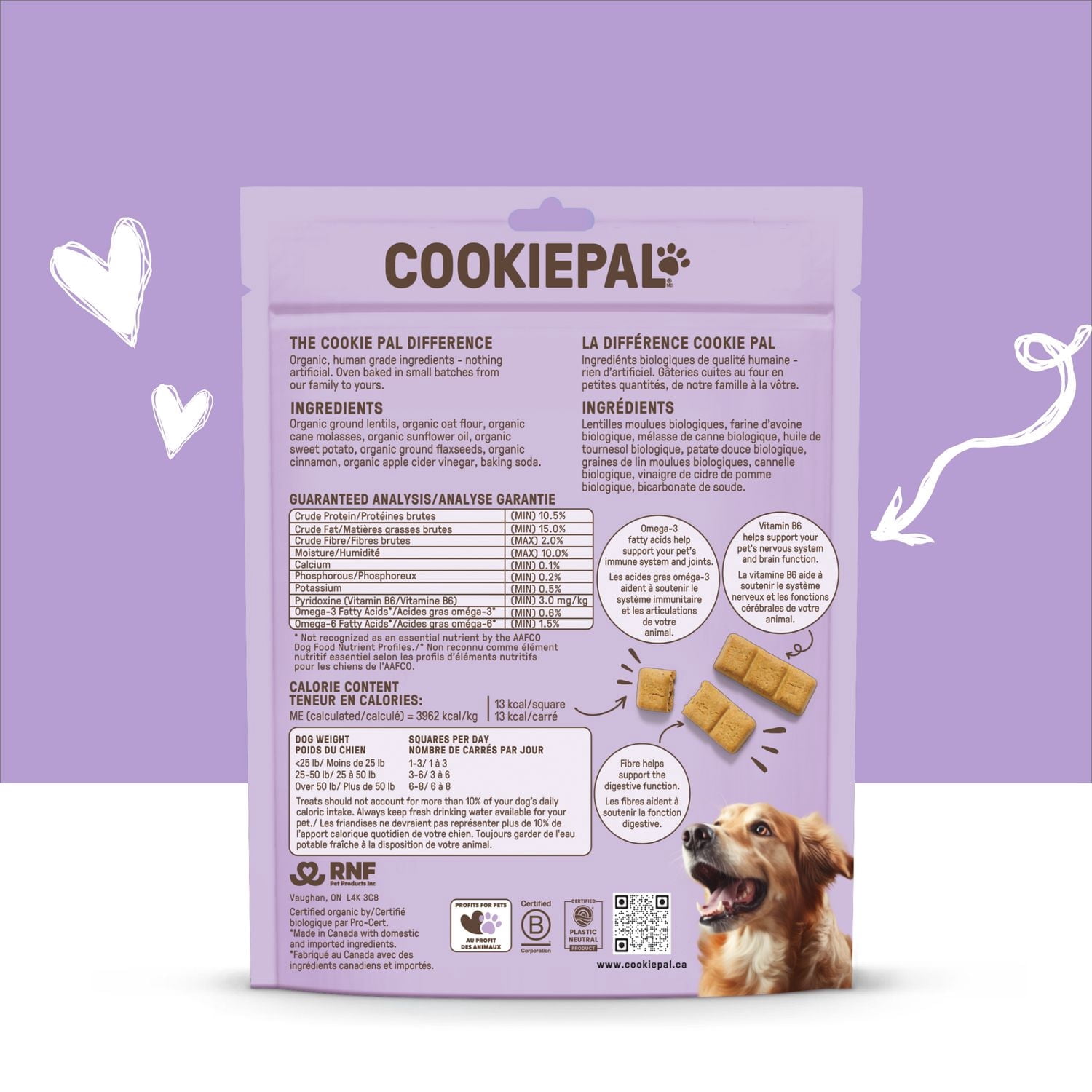 Cookie Pal Sweet Potato & Flaxseed Biscuits 300g