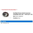 thumbnail image 2 of Headlight Dimmer Switch Connector - Compatible with 1987 - 1990 Ford F-150 1988 1989, 2 of 2