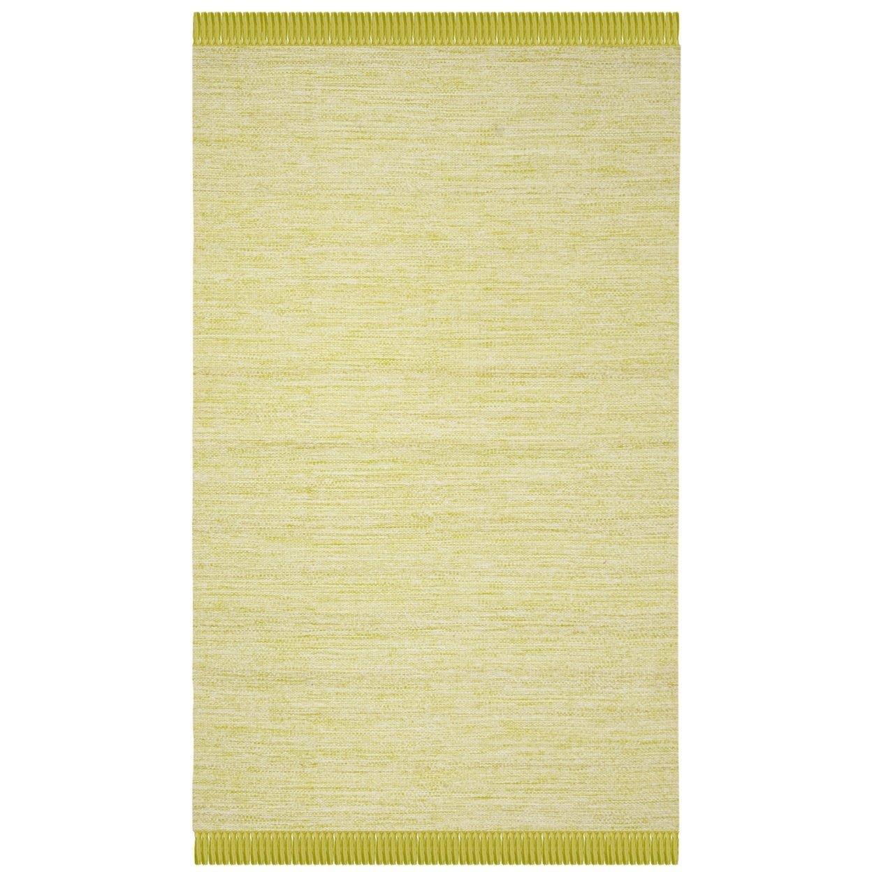 SAFAVIEH Montauk Justin Solid Braided Cotton Area Rug, Olive/Green, 3' x 5'