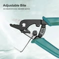 thumbnail image 3 of Optical Fiber Stripper, Fiber Stripping Pliers Labor Saving Auto Reset Spring 3 Hole Comfortable Grip  for Electrical Maintenance, 3 of 7
