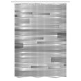 thumbnail image 2 of Modern Stall Shower Curtain, Futuristic Striped Web Forms Artistic Contemporary Graphic Fusion Artwork Print, Fabric Bathroom Set with Hooks, 54W X 78L Inches, Silver Grey, by Ambesonne, 2 of 2