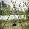 thumbnail image 6 of Petromax Camping Tripod Lashing Set with Hooks and Chain, Steel for Outdoor Dutch Oven Cooking or to Build Shelter, Regular, 6 of 7