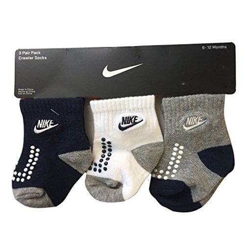 Nike Baby Boy's Socks 3 Pair Pack - Walmart.com